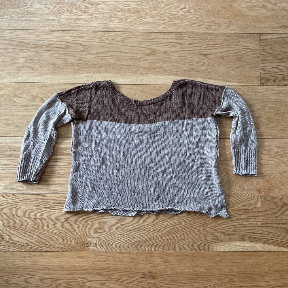 Wilfred linen cropped sweater